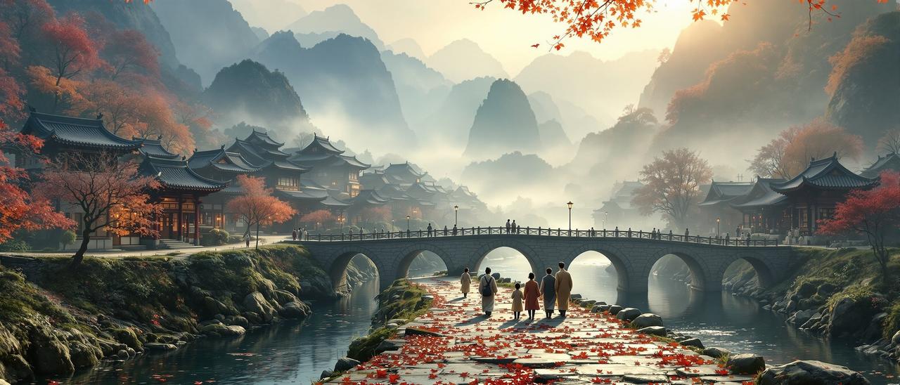 四季物语影视作品横幅背景图